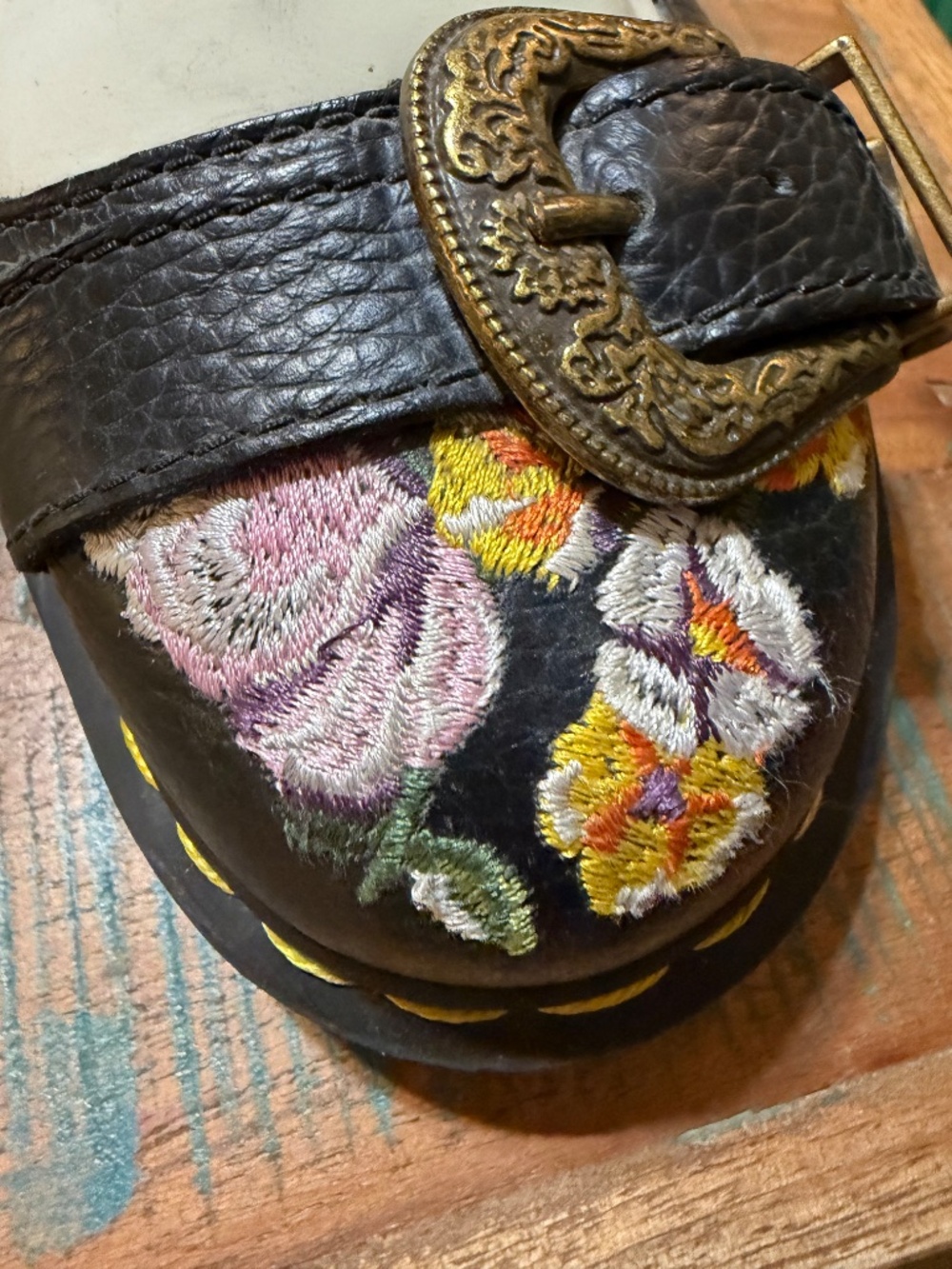 UNICORN - Dr Marten Embroidered Mary Janes Size 7 - Picture 8 of 12